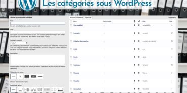 Les catégories sous WordPress