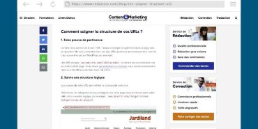 Soigner la structure des URLs