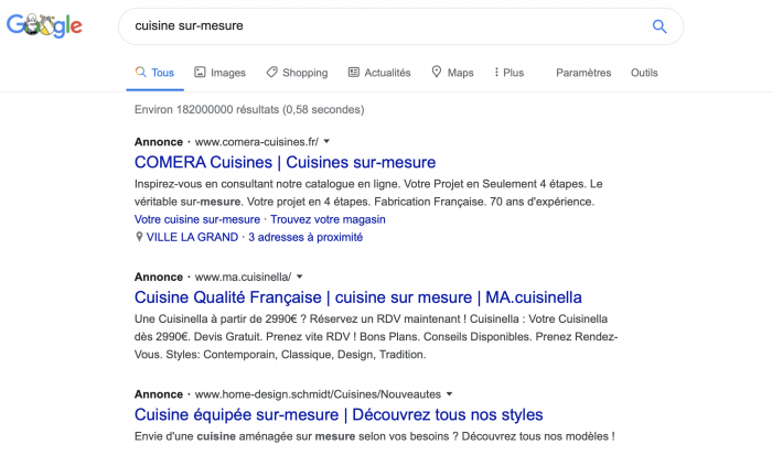 sea cuisine sur mesure 