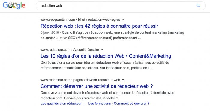 redaction web sur mesure