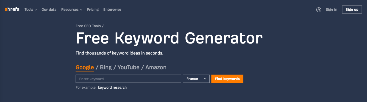 SEO : 12 Outils Gratuits Pour Trouver Des Mots-clés Pertinents ...